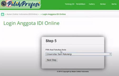 Pilih Fakultas Kedokteran 1